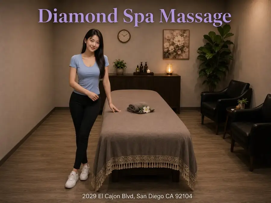 Friendly massage staff ready to help at Diamond Spa Massage in San Diego CA